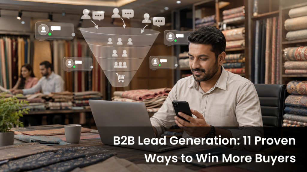 B2B lead generation strategies for wholesale businesses | Catalogdost | Nirmal Kanani