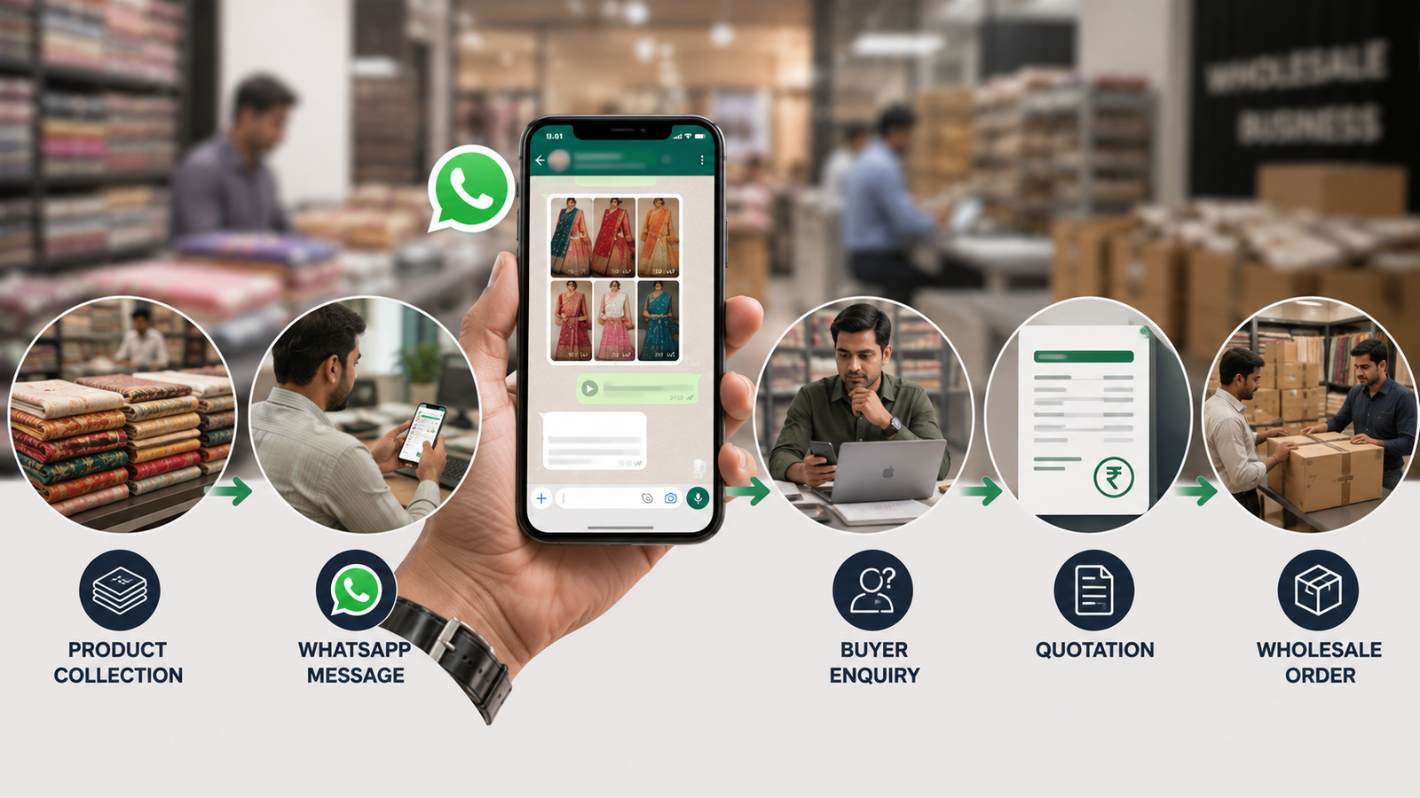 WhatsApp marketing strategy for generating wholesale leads